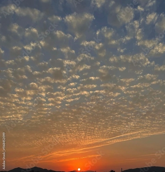 Obraz sunset in the mountains