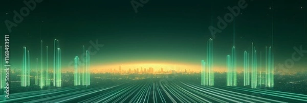 Fototapeta abstract background with lines