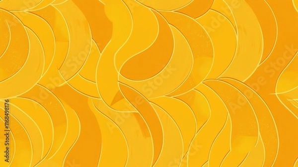 Obraz mustard yellow seamless pattern wallpaper