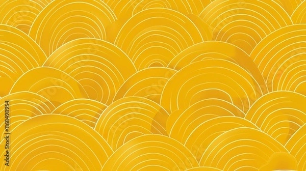 Obraz mustard yellow seamless pattern wallpaper