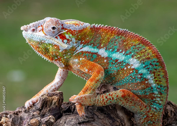 Obraz iguana on a tree