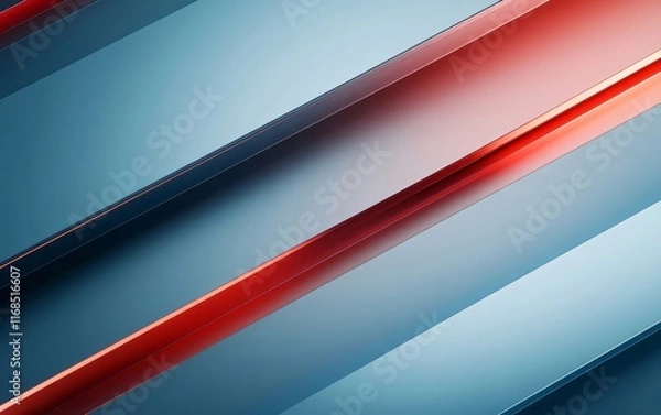 Fototapeta Abstract background with diagonal red and blue lines. (1)