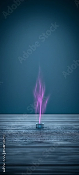 Obraz burning match in the dark