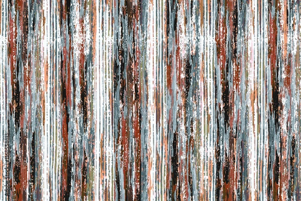 Fototapeta Carpet Watercolor ombre lines Pattern in high definition texture isolated on white canvas with trending colors
