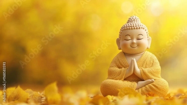 Fototapeta Buddhism is a philosophical and religious tradition that originated in India around the 5th century BCE. It is based on the teachings of Siddhartha Gautama, also known as the Buddha.