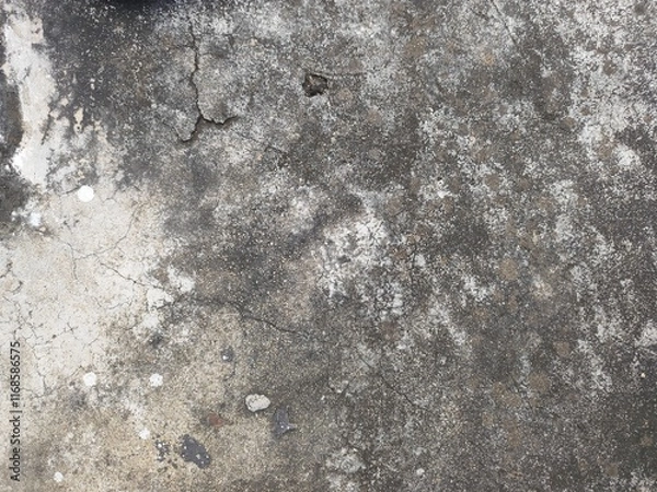 Fototapeta Gray stone wall texture with rough surface and natural pattern