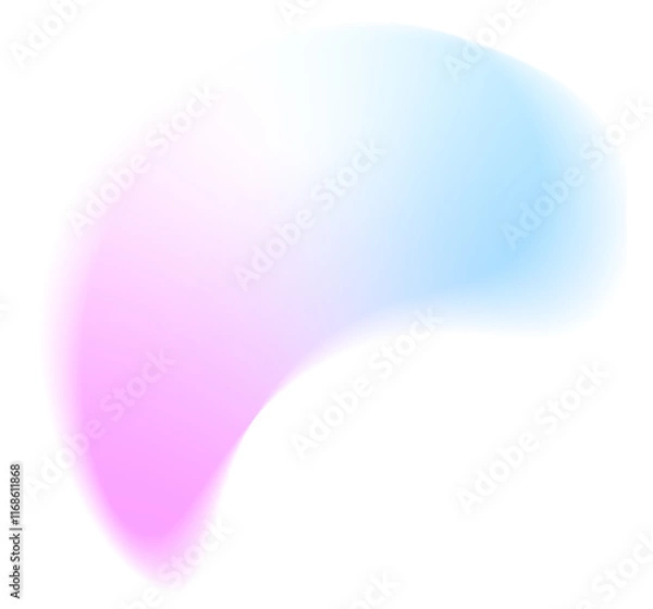 Obraz Abstract blurred colorful gradient shape