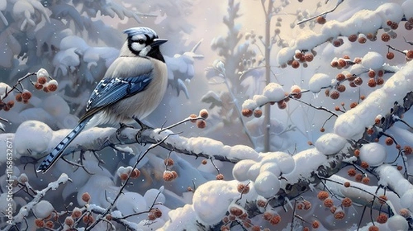 Fototapeta canada jay