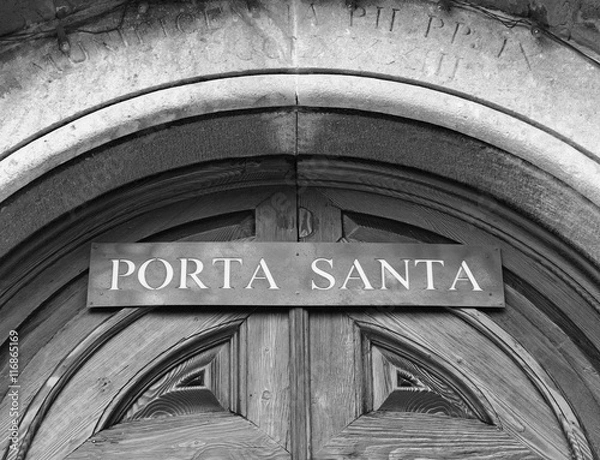 Obraz A Holy Door open for Jubilee year celebrations