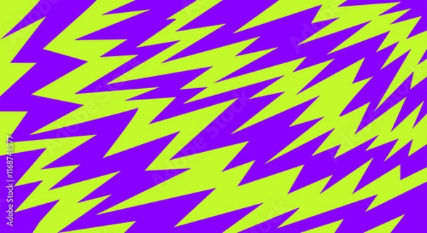 Obraz Crazy  jagged zigzag pattern background