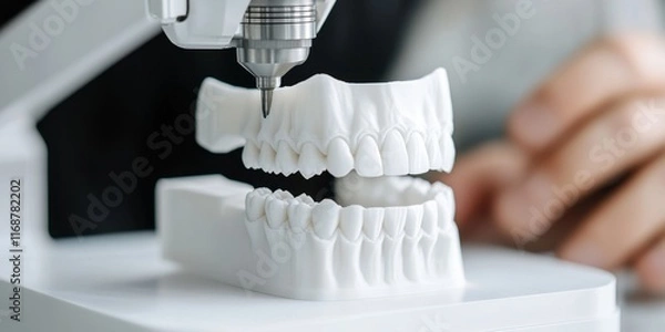 Obraz Advanced dental prosthetics: 3d printing technology in modern dentistry