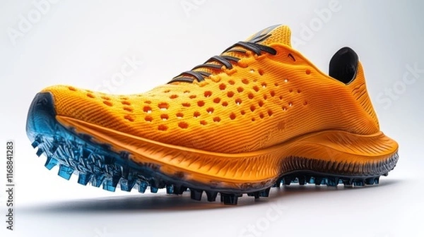 Obraz Innovative Orange Trail Running Shoe Design