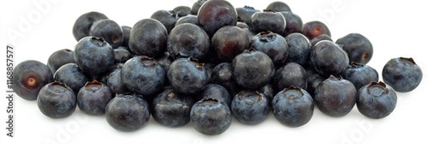 Fototapeta closeup of a pile of fresh blueberries background