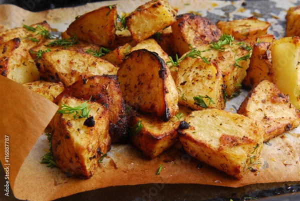 Obraz Zamknij pieczone potato