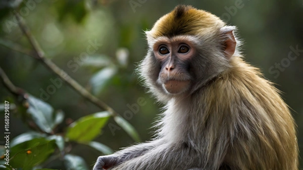 Fototapeta The beautiful monkey