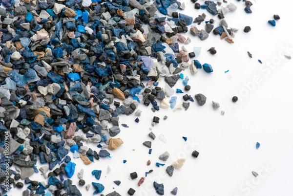 Obraz Mahlgut aus Kunststoffabfällen