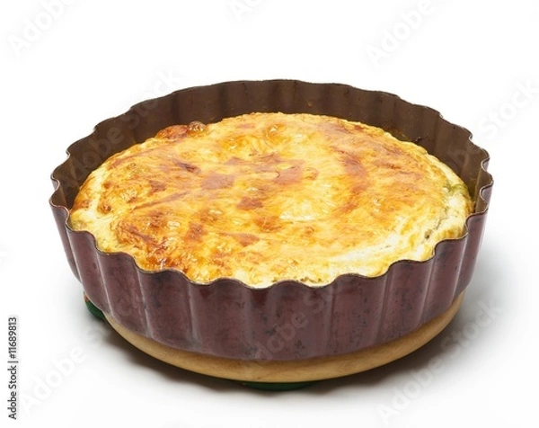 Obraz Spinach and cheese pie