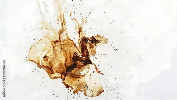 Obraz coffee stain