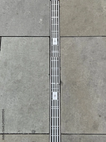 Fototapeta A drain on the ground