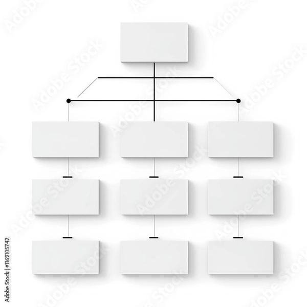 Obraz 3d render of a cube