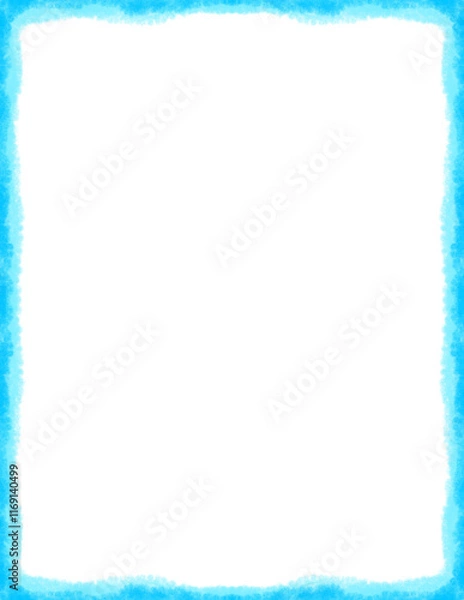 Fototapeta cute crayon border