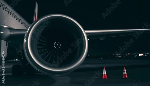 Obraz airplane taking off from the ground