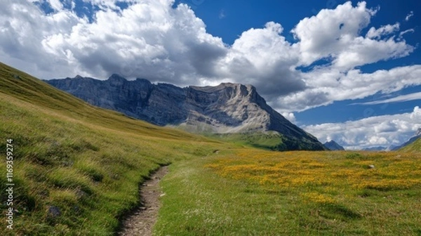 Obraz Hiking trails challenge your limits.