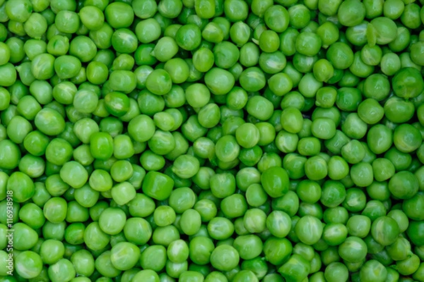 Obraz Fresh green peas background