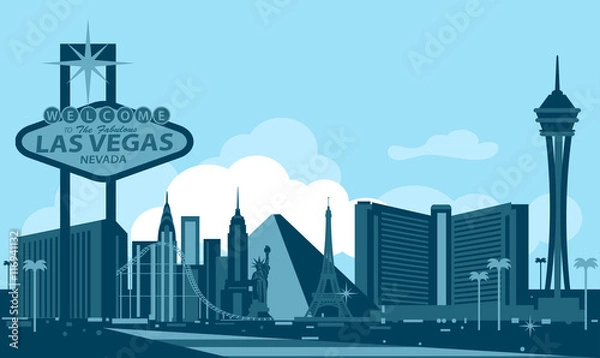 Fototapeta Las Las Vegas Skyline