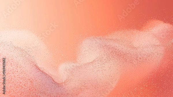 Fototapeta light orange gradient background with grainy texture