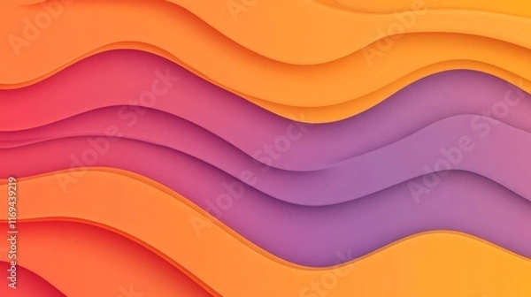 Fototapeta Bright Abstract Background with Clean Lines and Textures