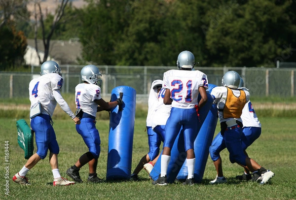 Obraz american football practice