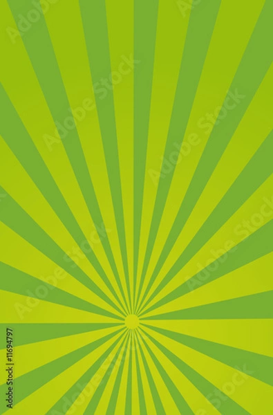 Fototapeta Strahlen grün