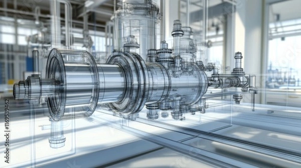 Obraz Dynamic Systems in Bright Working Environment