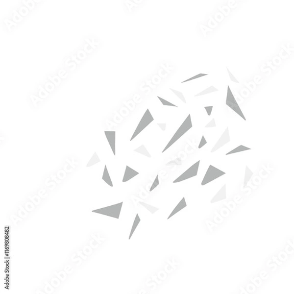 Fototapeta Abstract Fraction Element Explosion