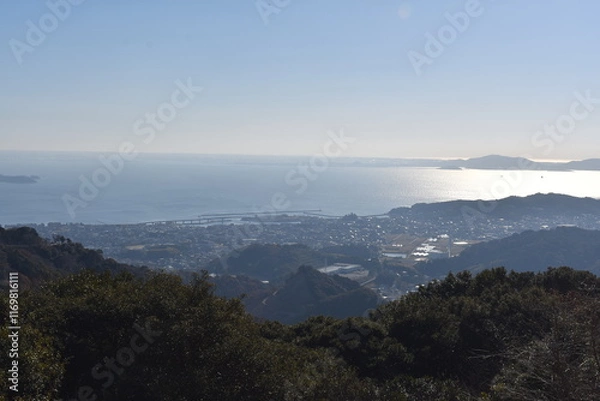 Obraz 三ヶ根山スカイラインからの風景