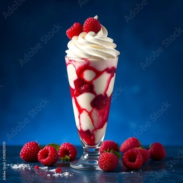 Obraz Raspberries Sundae
