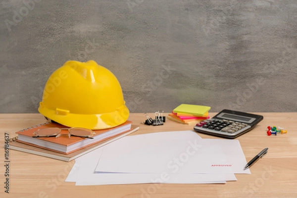 Fototapeta  "Approve" on white paper