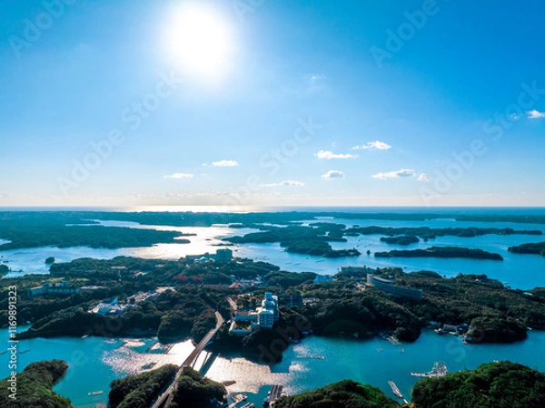 Obraz 賢島と英虞湾（三重県志摩市）