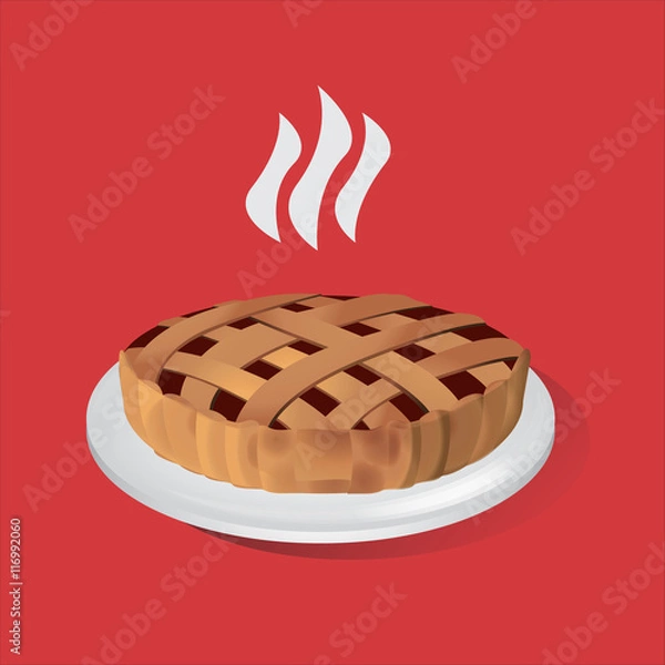 Fototapeta apple pie