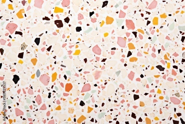 Obraz Terrazzo surface design interior space texture pattern modern setting close-up aesthetic appeal