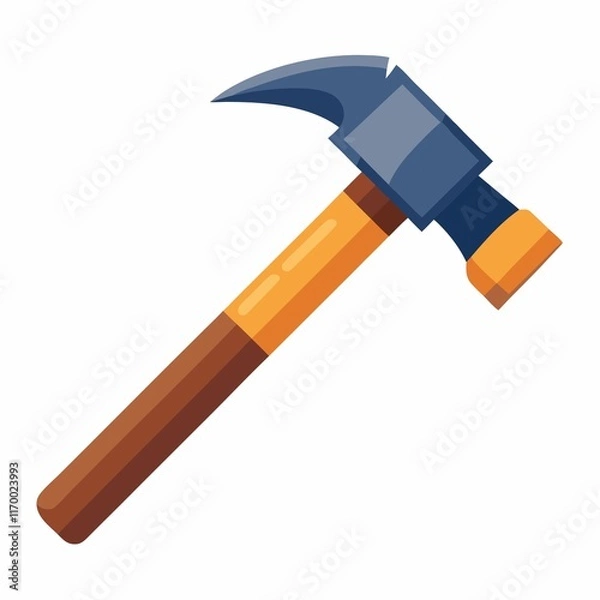 Obraz hammer isolated on white background