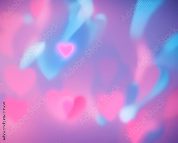 Obraz background with hearts