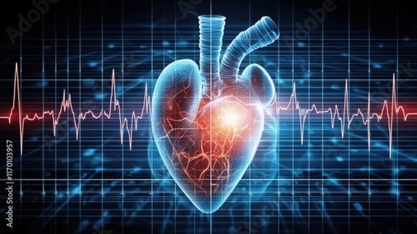 Fototapeta High Fidelity Medical Health Prediction System for Patient Analysis and Monitoring