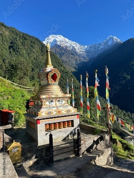 Fototapeta świątynia Buddyjska nepal