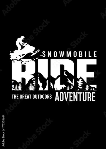 Obraz Snowmobile  Adventure
