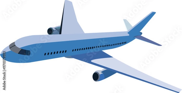 Obraz Passenger airplane vector