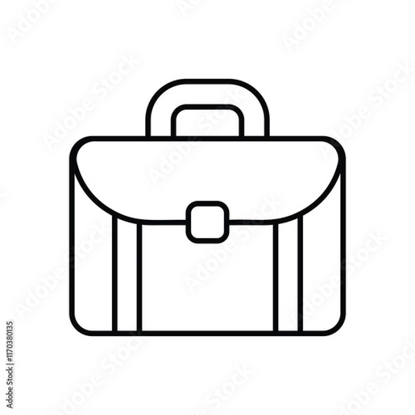 Fototapeta Briefcase vector icon