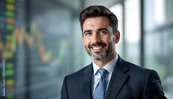 Obraz portrait of a businessman