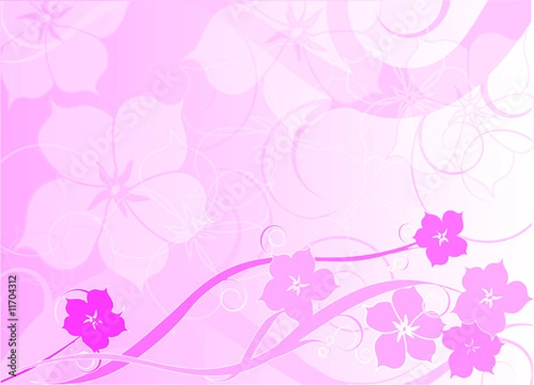 Obraz Blüten Illustration